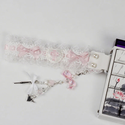 Lace Keyboard Ribbon Mechanical Keyboard Strap Universal Personalized Keyboard Ribbon Keyboard Decor Accessories