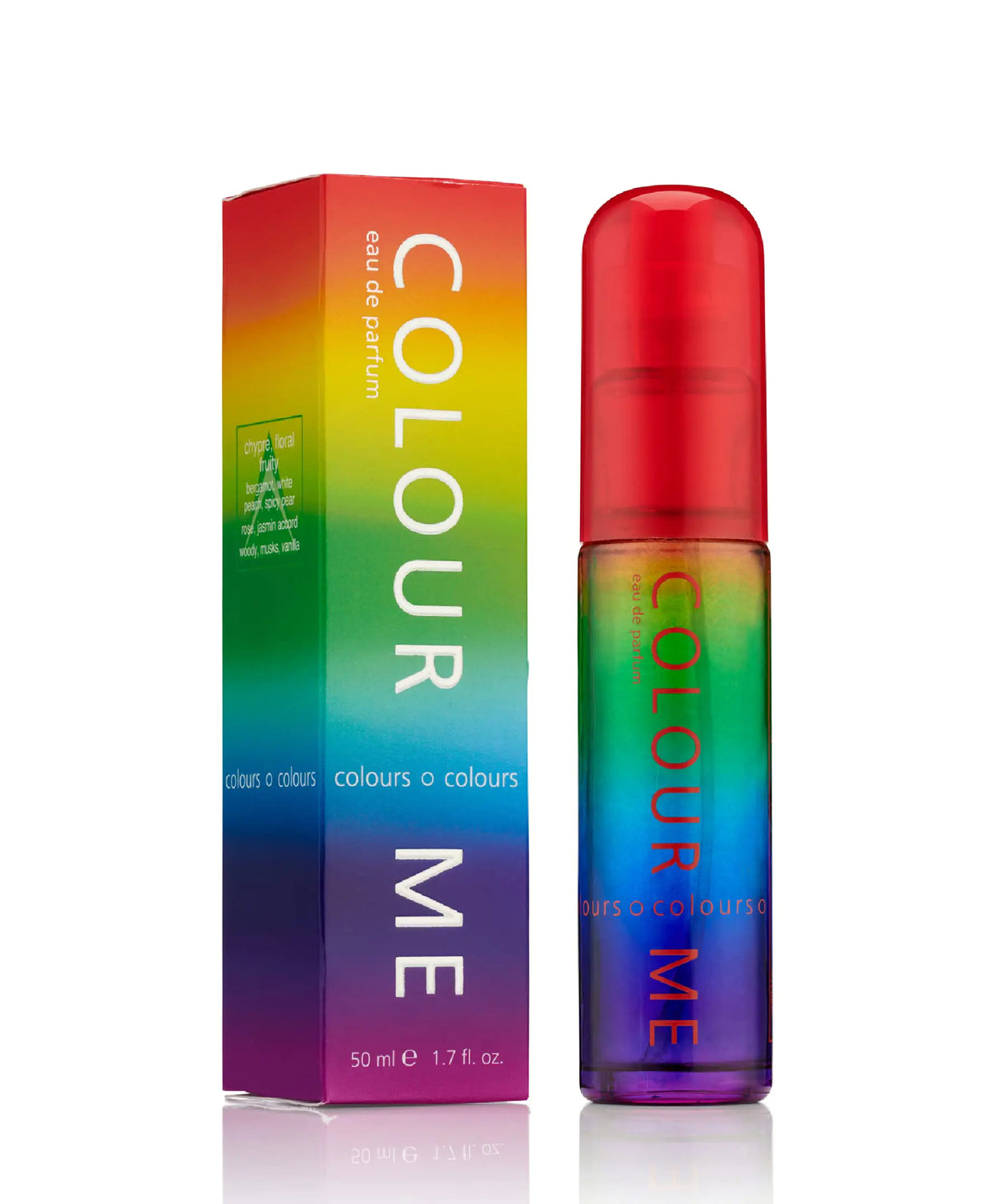 Milton-Lloyd Colour Me Colours - Eau de Parfum for Women - Rose Vanilla Perfume for Women - Floral Chypre Fragrances - Long Lasting Perfume - 1.7 oz