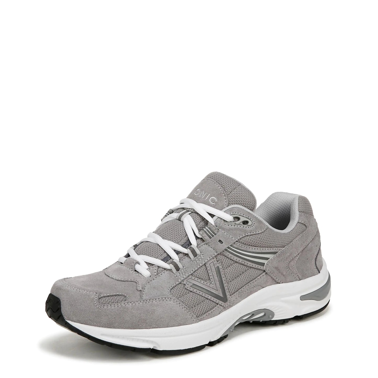 Vionic Mens 23Walk 2.0 Sneaker Light Grey Suede 9