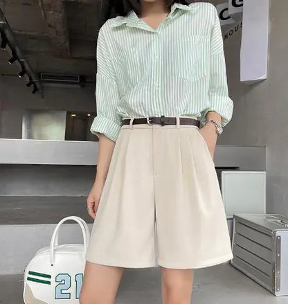 High Waist Casual Hanging Shorts for Women