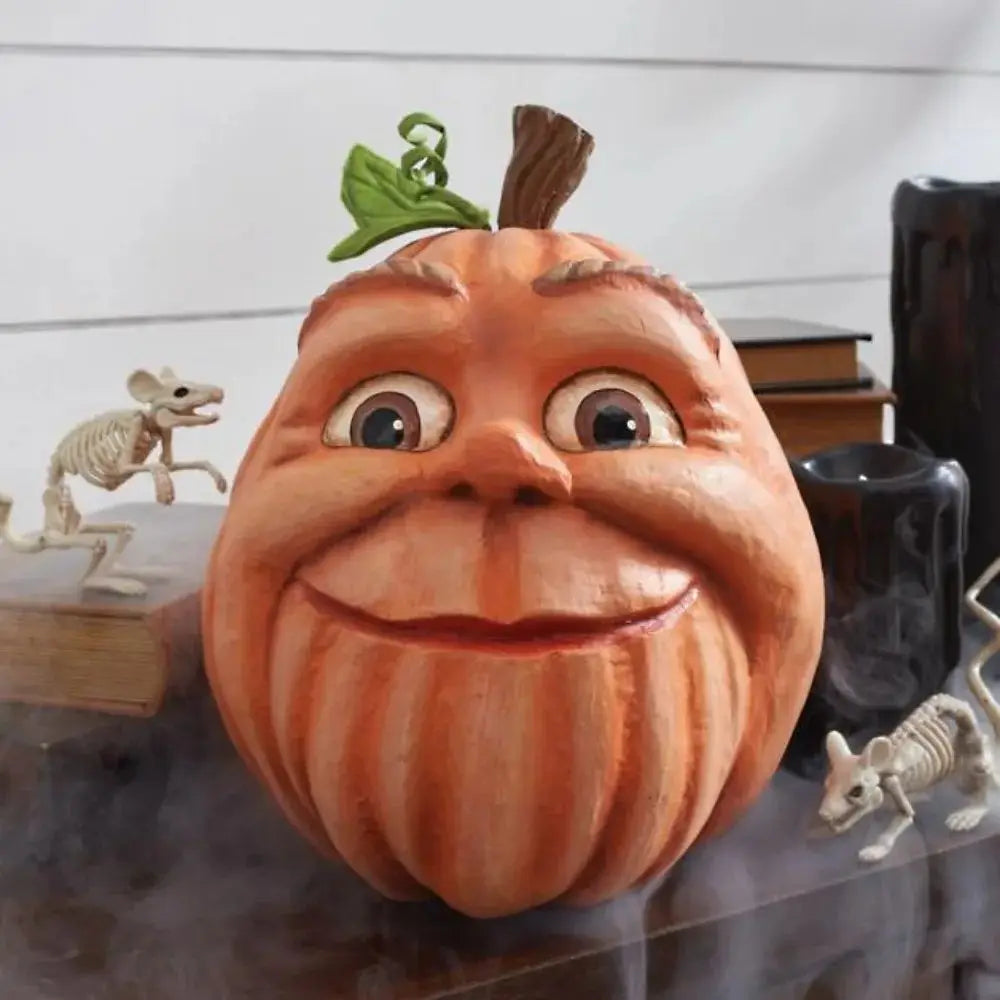 Halloween Atmosphere Outdoor Decoration Props Ghost Party Mutated Pumpkin Head Courtyard Decorationindoor Garden Accessories