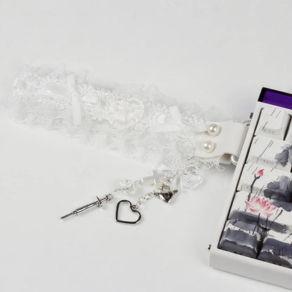 Lace Keyboard Ribbon Mechanical Keyboard Strap Universal Personalized Keyboard Ribbon Keyboard Decor Accessories
