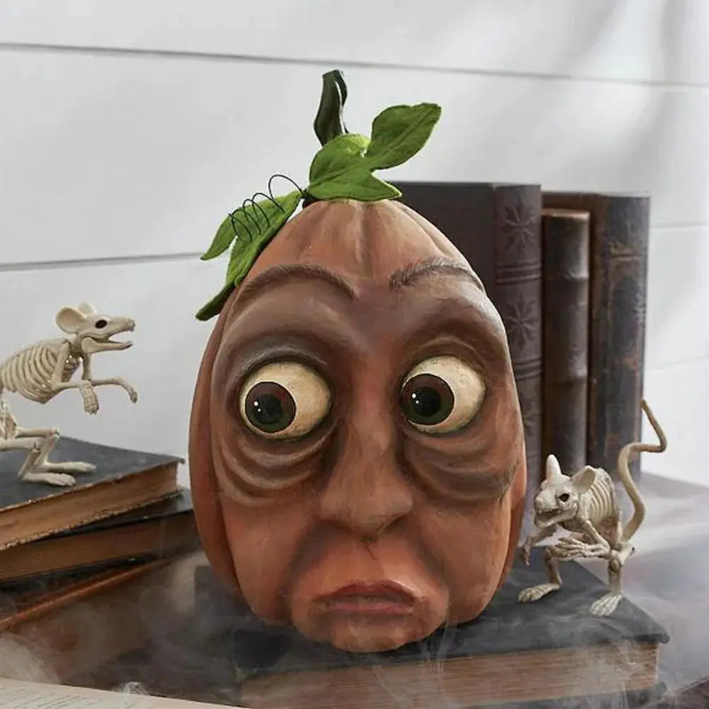 Halloween Atmosphere Outdoor Decoration Props Ghost Party Mutated Pumpkin Head Courtyard Decorationindoor Garden Accessories
