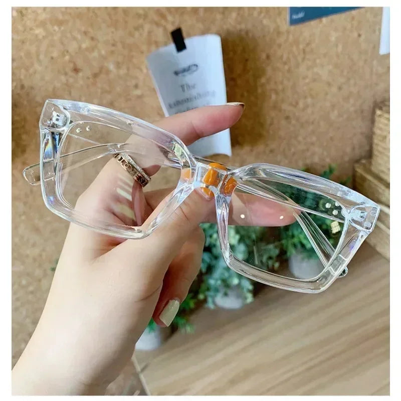 2025 Oversized Square Reading Glasses Men Women Portable Large Frame High-definition Presbyopia Eyeglasses Diopter 0~+ 3.5 Gafas