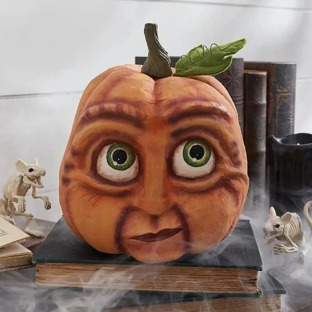 Halloween Atmosphere Outdoor Decoration Props Ghost Party Mutated Pumpkin Head Courtyard Decorationindoor Garden Accessories