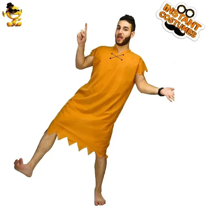Halloween   os primitif, costume de fête de spectacle  primitif, costume de spectacle sur scène sauvage pour adultes et enfants