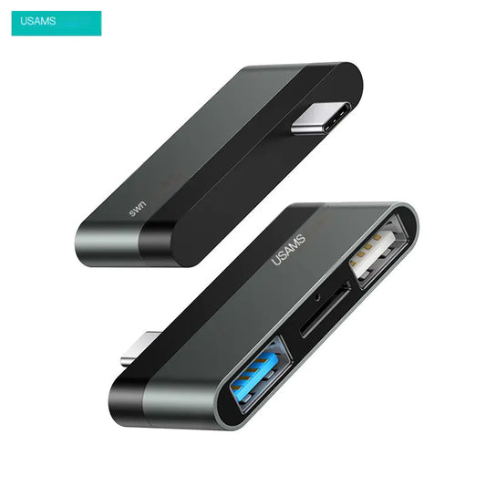 USAMS Type-C Hub with USB 3.0, TF, USB 2.0, HDMI