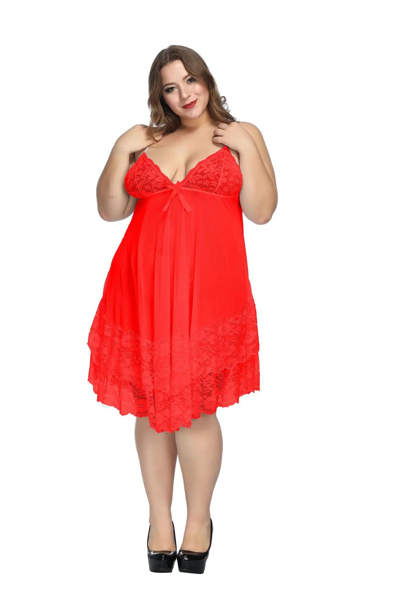 Plus Size Women's Sleep Dress and Lingerie Nightwear
