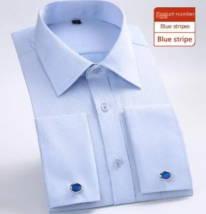 Classic French Business Dress Shirt for Men