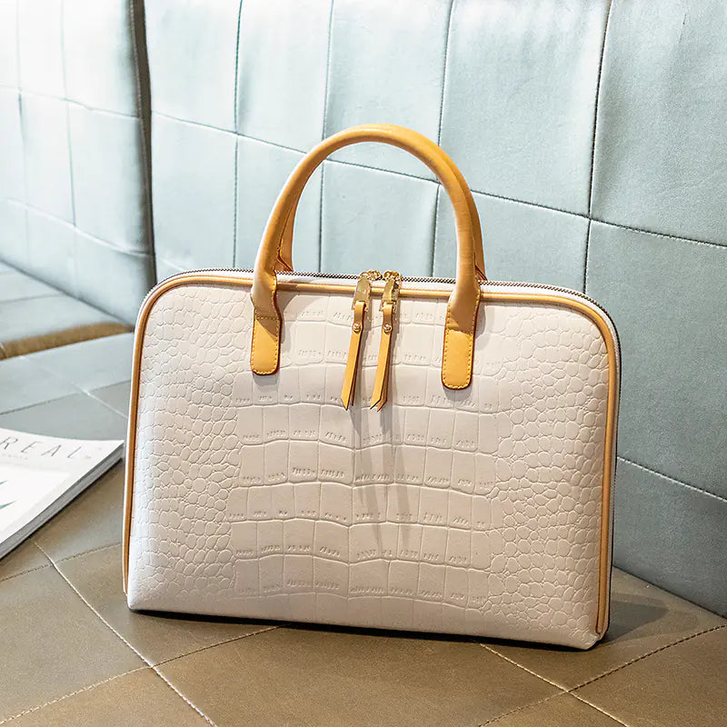 Stylish and Minimalist Leather Briefcase