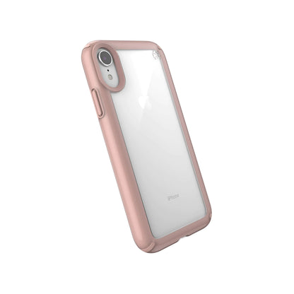 Speck Products Presidio Show iPhone XR Case Clear/Rose Gold