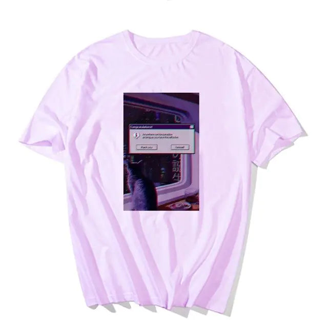 Anime Print T-Shirt for Men - Casual Summer Style