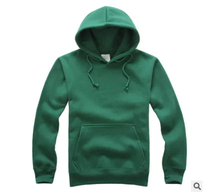 Cotton Pullover Hoodie with Hood