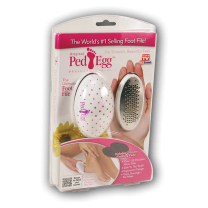 Ped Egg Pedicure Foot File Colors may vary