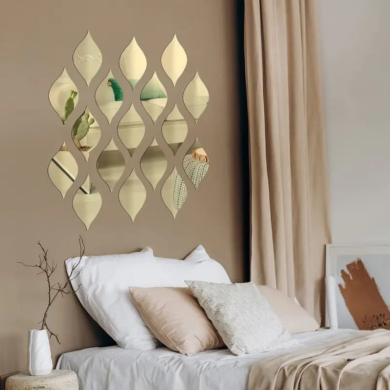 Water Drop Mirror Stickers