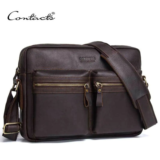 Men's Shoulder Crossbody Briefcase Bag