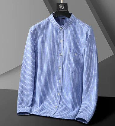 Montgomery Striped Long Sleeve Shirt for Men (One Piece)