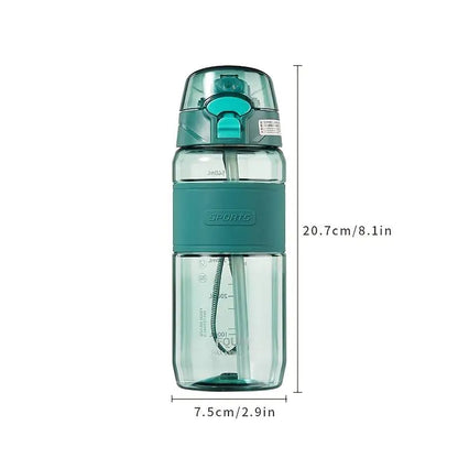 Eco-friendly Water Curve Shape Plastic Bottle (1pc)