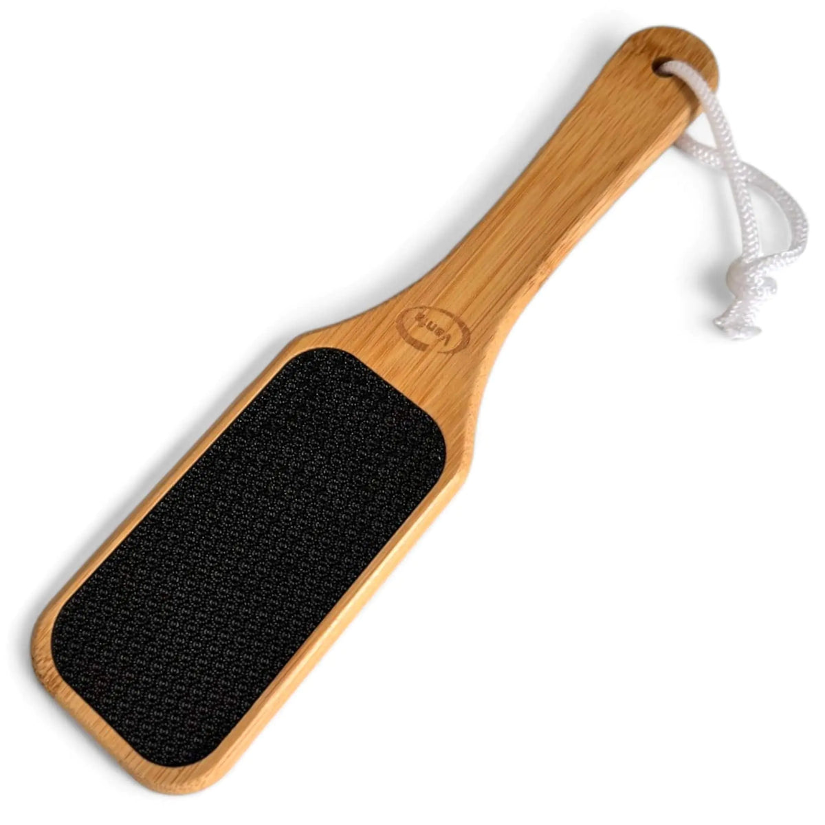 Vanfa Callus Remover for feet Foot Scrubber Pedicure Tools for feet Bamboo Handle Nano Glass Foot File Callus Remover #79025