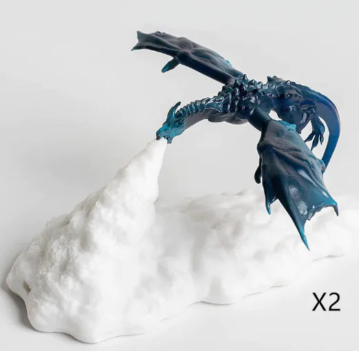 3D Printed LED Dragon Lamp