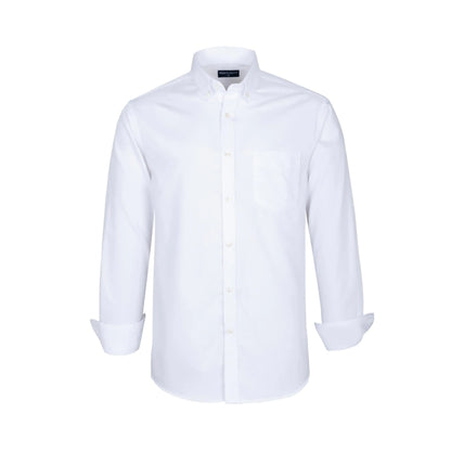 Year In Year Out Dress Shirt for Men Chambray Shirt Regular Fit Long Sleeve Casual Button Down Shirt(YY360M)