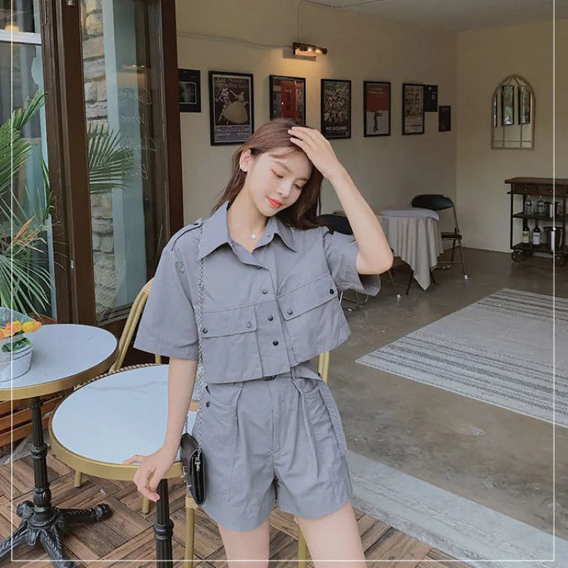 Trendy Women's Summer Cargo Shorts Set (2020)