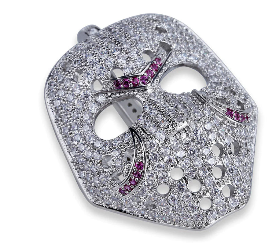 Mask Necklace, Hip-Hop Necklace, Masquerade Necklace