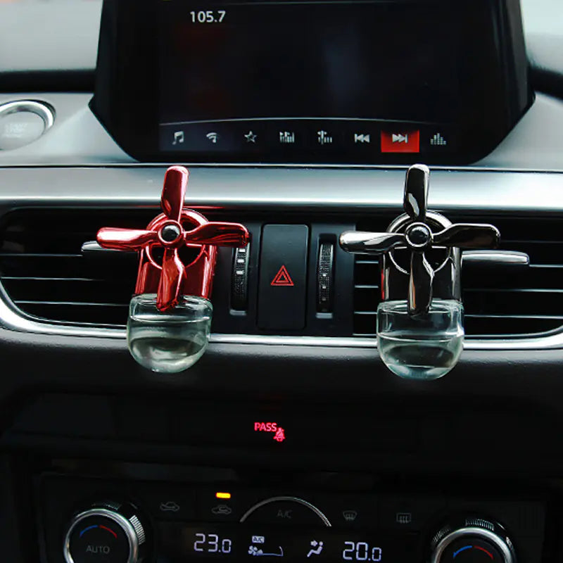 Car Air Vent Perfume Fan with Lasting Fragrance Decor