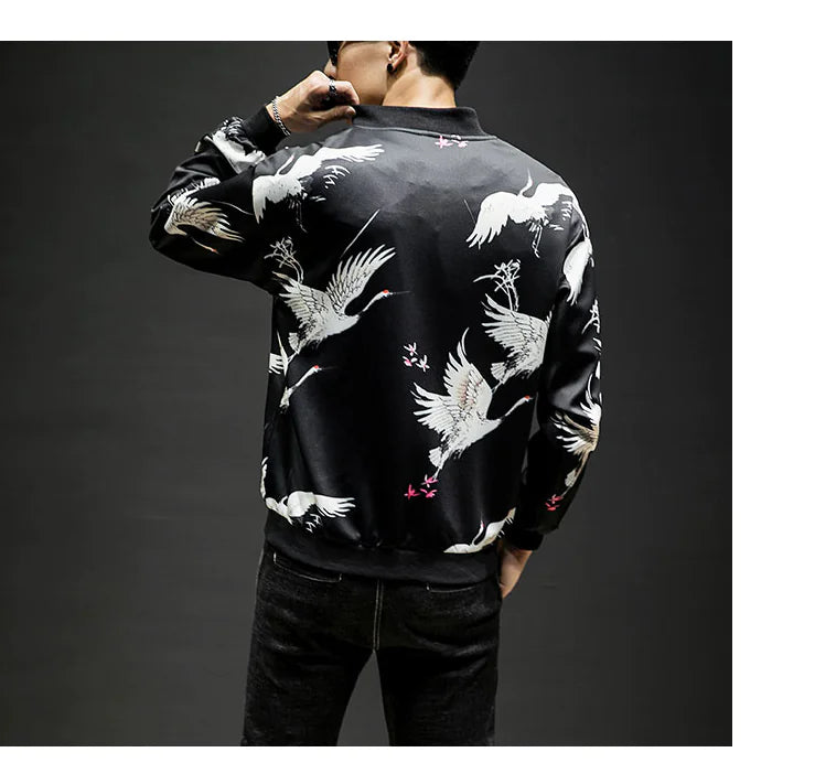 Embroidered Baseball Jacket and Casual Jacket