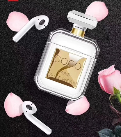 Perfume Bottle Silicone Case for Wireless Earbuds
