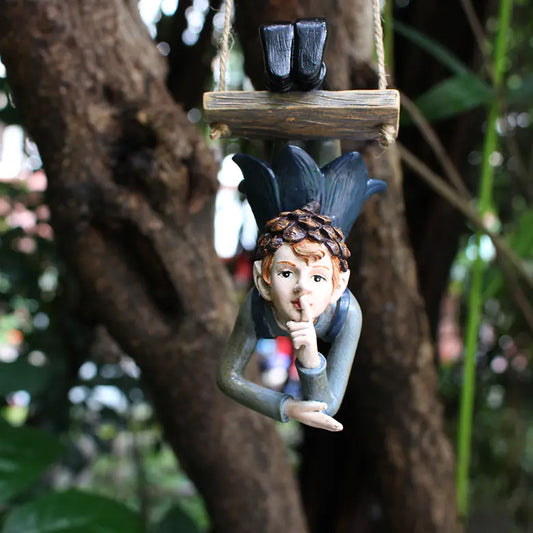 Hanging Elf Ornaments for Garden and Home Decor