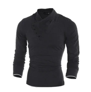 Fashionable Slim Fit Long Sleeve T-Shirt for Men