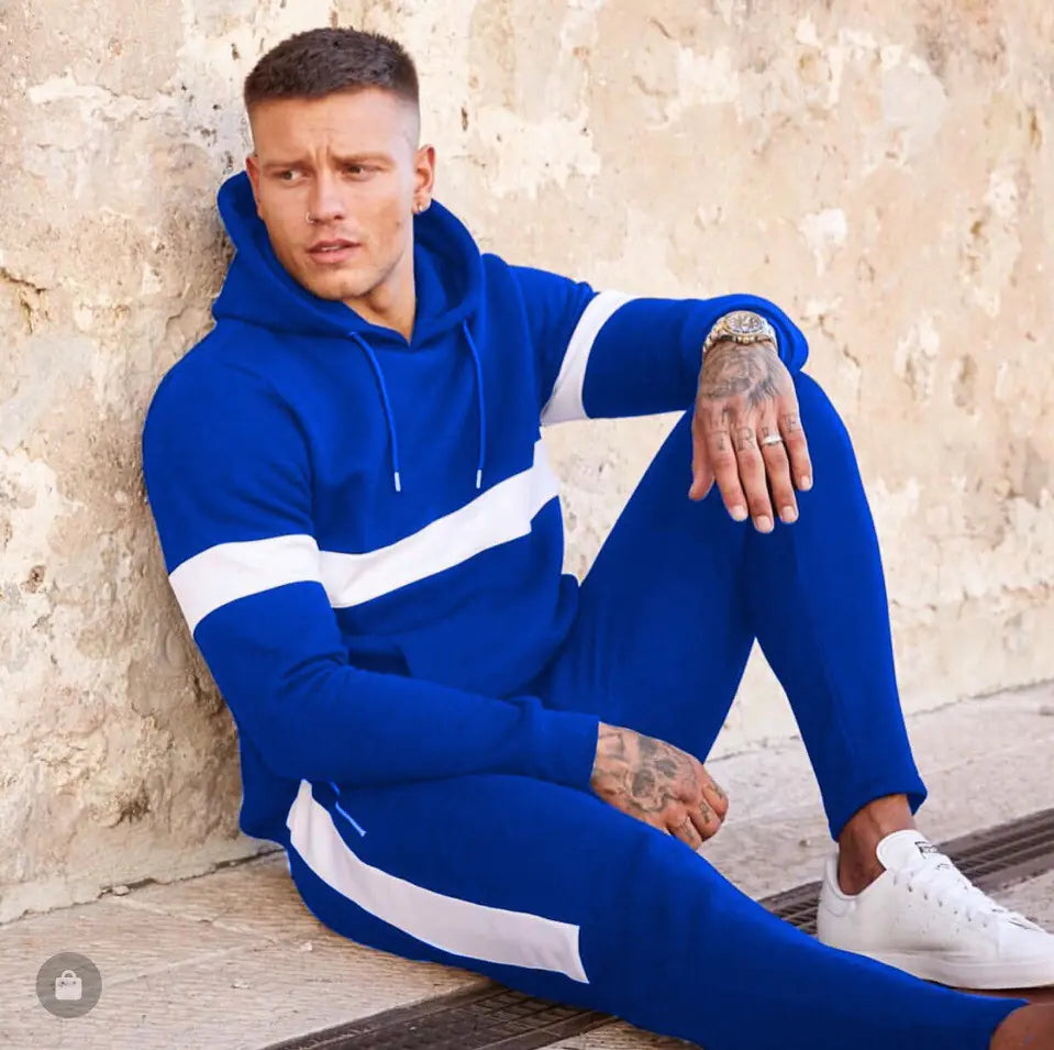 Men's Fashion Hoodie Tracksuit Set (2 Pieces)