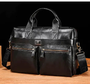 Genuine Leather Briefcase - BullCaptain (Single Item)