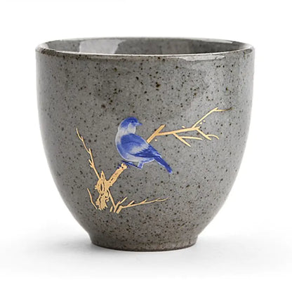 Vintage Ceramic Tea Cup, Creative Kung Fu Tea Set