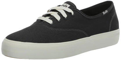 Keds Womens Champion Gender Neutral Sneaker Black Canvas 11.5