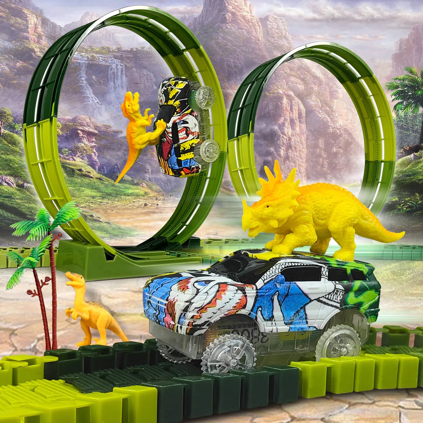 Dinosaur Climbing Track Toy