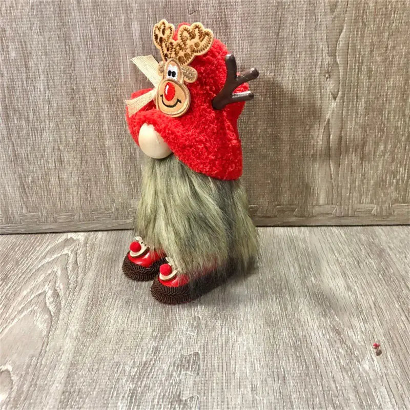 2023 Trending No-Face Doll in Pumpkin Costume Decoration