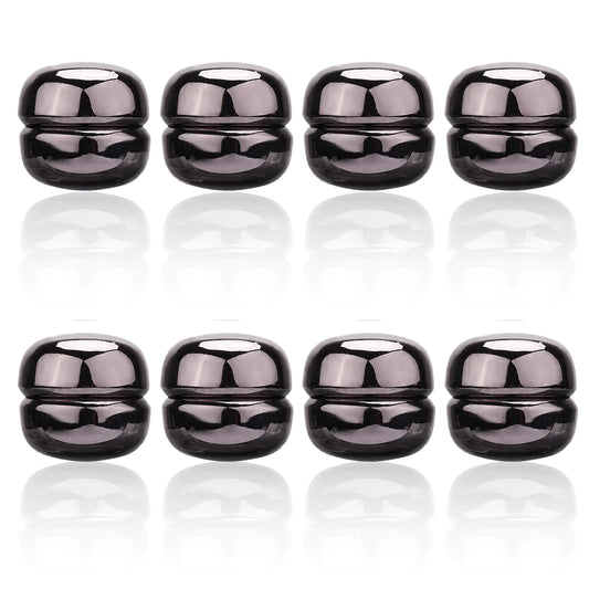 8pcs Hijab Magnets Strong Magnetic Hijab Pins Buttons Multi-Purpose No-Snag Hijab Pins Magnetic Scarf Clasp Pinless Brooch for Women Clothing Scarf (Silver)