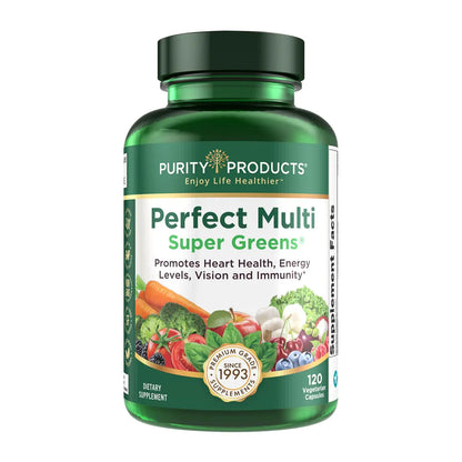 Purity Products Perfect Multi Super Greens Dietary Supplement Health Nutrition 120 count