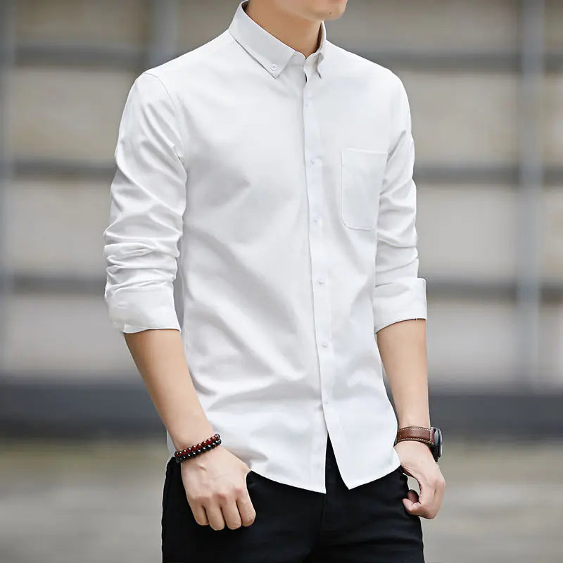 High-Quality Oxford Shirt for Men - Casual Fit