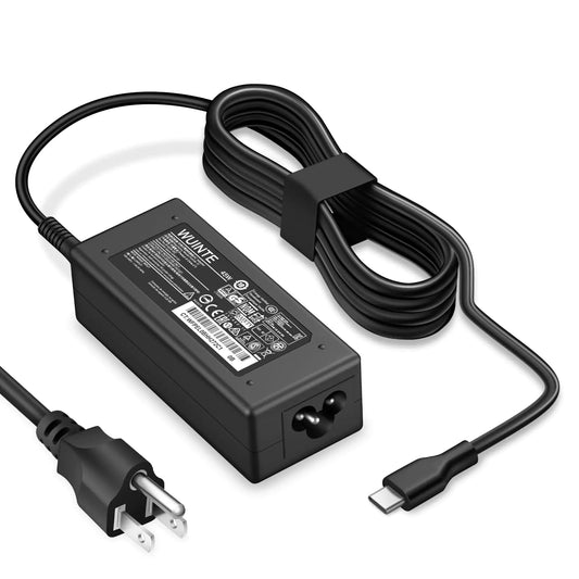 Charger for Lenovo Laptop Computer Chromebook Charger 45W USB C Fast Power Adapte