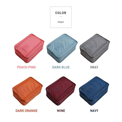 Shoe Storage Box and Plain Shoe Bag Set