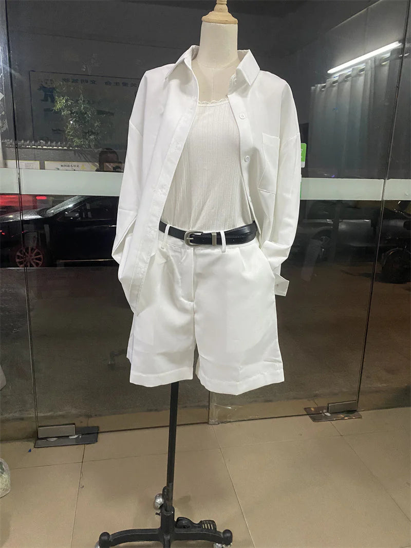 Solid Color Casual Women's Suit