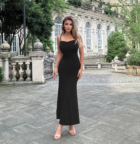 Long Dress - Sweetness, Elegant Mermaid Fit Party Dress (One Piece)