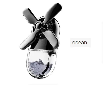 Car Air Vent Perfume Fan with Lasting Fragrance Decor