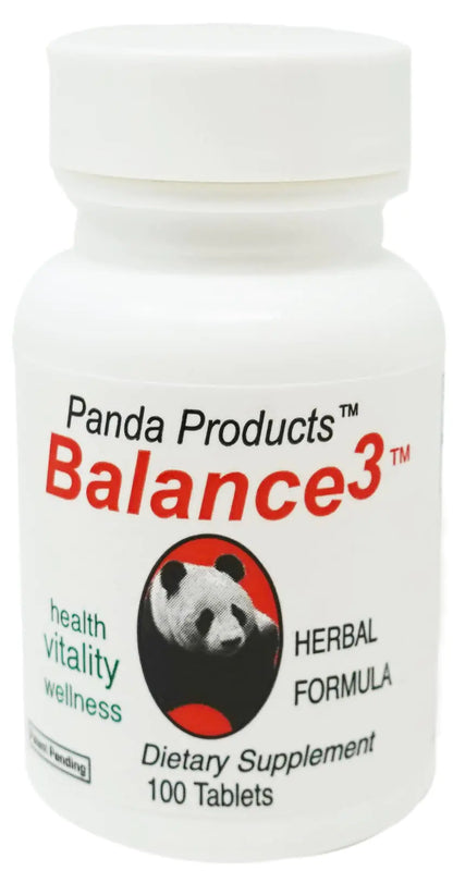 Balance 3 - Panda Products 100 Tablets Herbal Formula