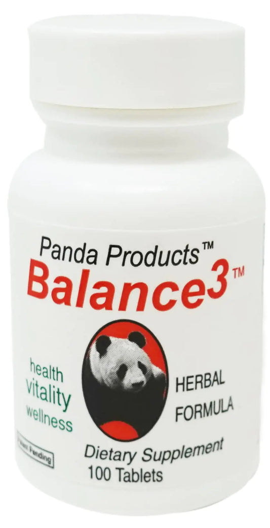 Balance 3 - Panda Products 100 Tablets Herbal Formula