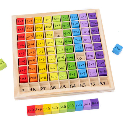 Wooden Math Blocks