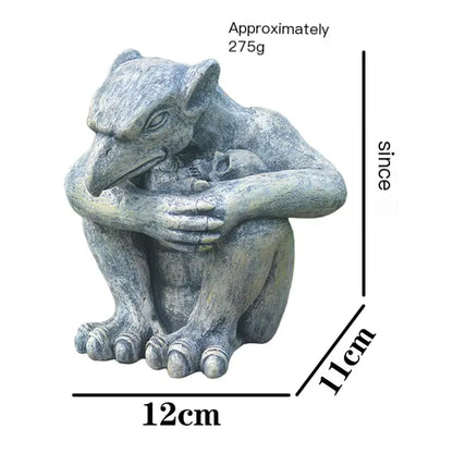 Gargoyle Gothic Decor Statue for Garden and Home